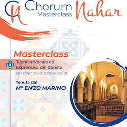 Chorum Masterclass Nahar – Naro 4-5 dicembre 2021