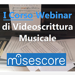 I corso di videoscrittura musicale Musescore